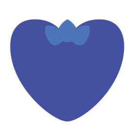 Blueberry heart 2